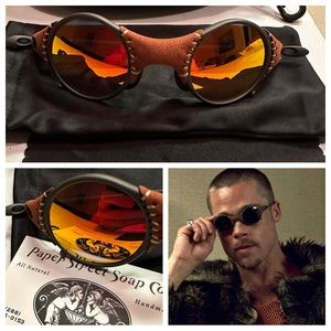 Paperstreetshade Fight Club Tyler Durden NEW Oliver Peoples 523 Mars Brad Pitt